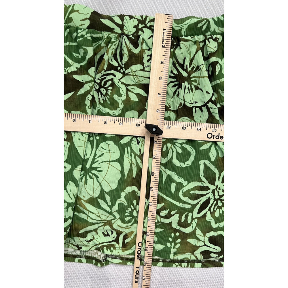 CATALINA Women’s Size 22W Black & Green 2 Piece Tankini Swimsuit Vacation Summer - Picture 5 of 14